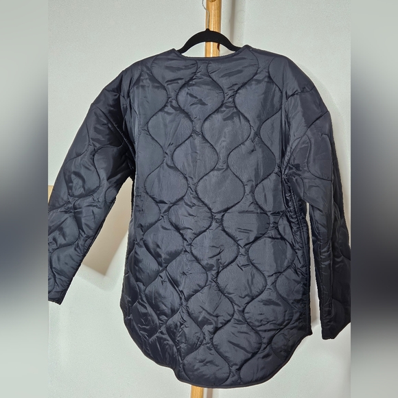 Smash + Tess Rowan Puffer Jacket Quilted Black Size Large - Picture 2 of 5